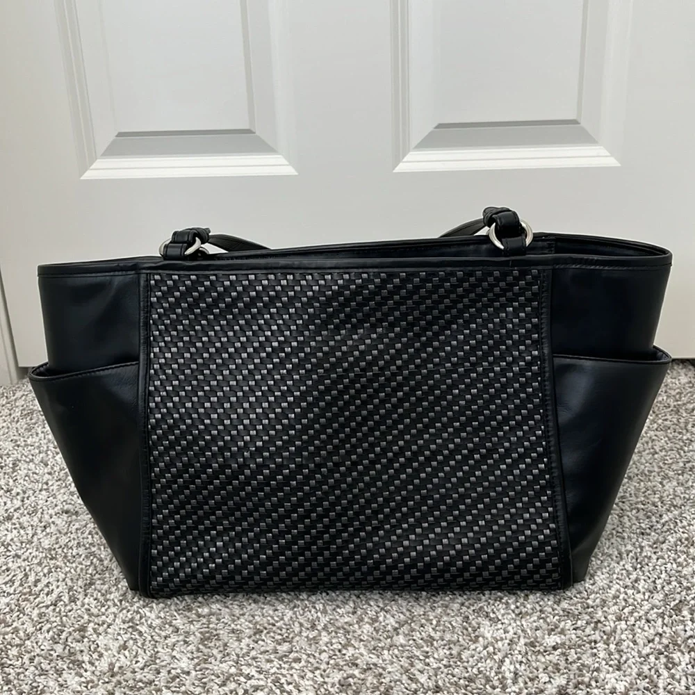 Coach Tote Purse – Black (Style F1420) - Picture 2 of 5